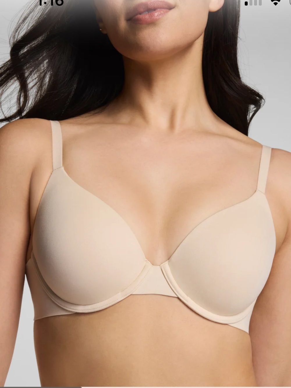 NWT Spanx Supersmooth BraVa. Push up Bra. Color is Toasted Coconut. Size 40DD